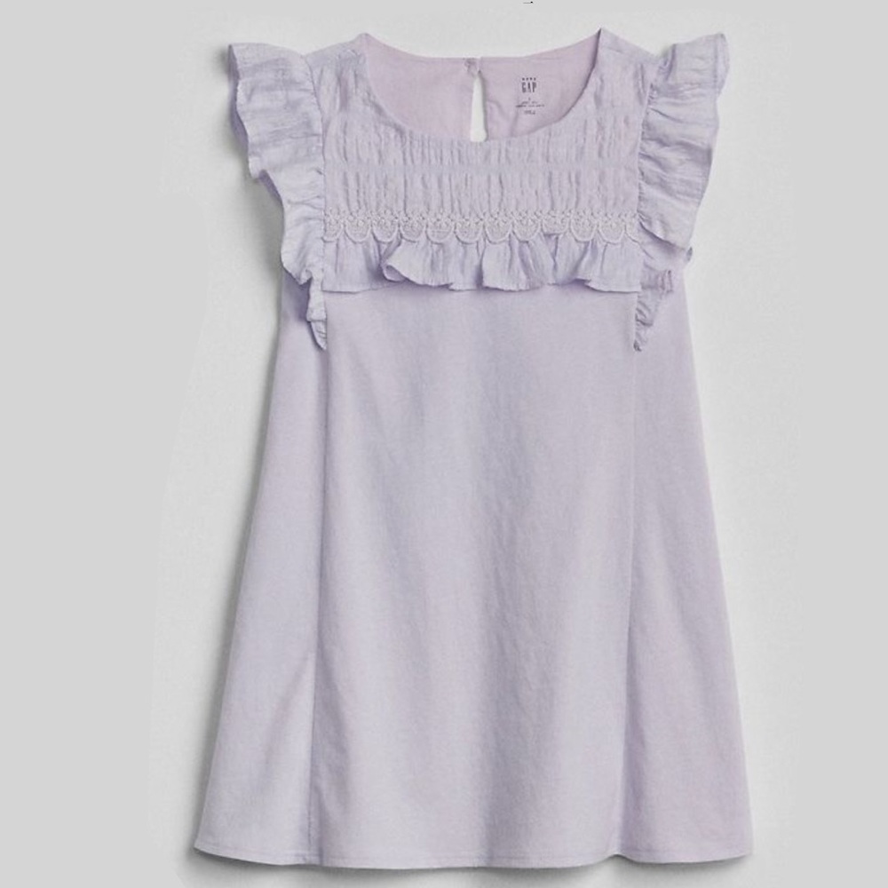 Lavender ruffle dress, NWT